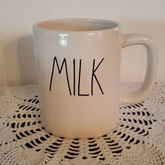 EUC Rae Dunn Coffee Mug - "MILK" - Picture 1 of 4